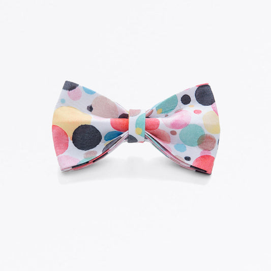 Colourful Bubble Dog Bow Tie