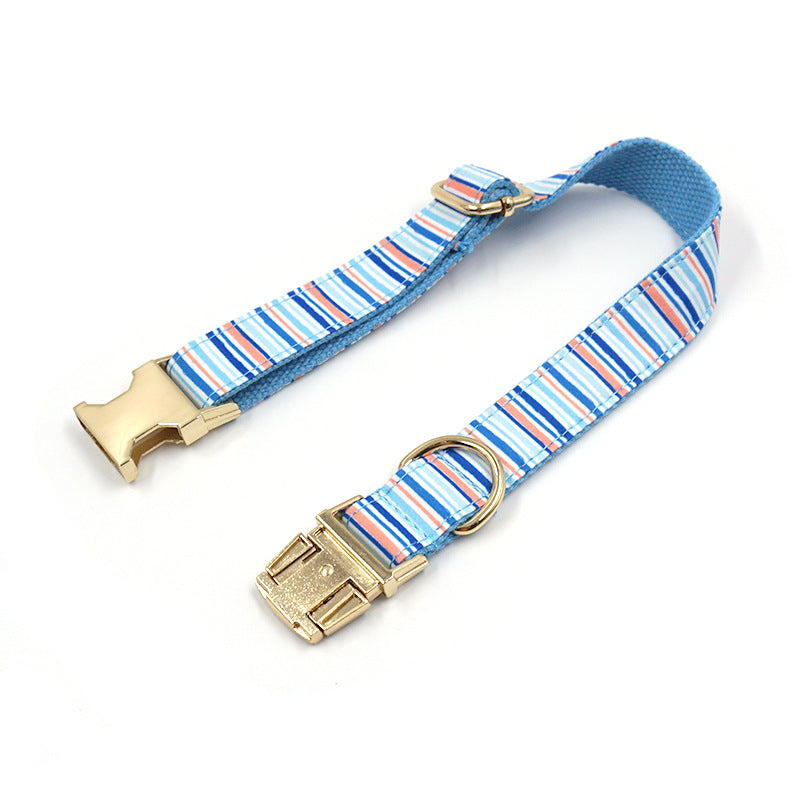 Stripe Pattern Dog Collar