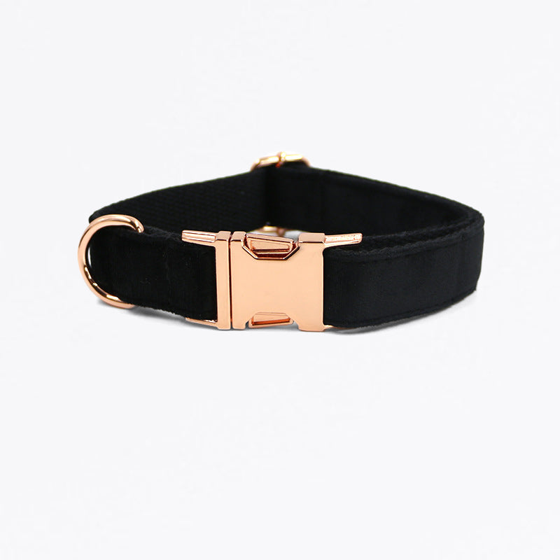 Velvet Dog Collar - Black